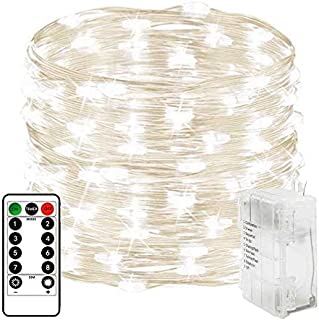 300 LED Fairy Lights Battery Christmas String Lights, Upgraded Waterproof 8 Modes 99ft Copper Wire Lights with Remote Timer Twinkle Starry String Lights for Bedroom Christmas Party Decor