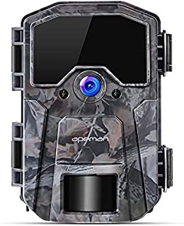 APEMAN Trail Camera 20MP 1080P Wildlife Camera, Night Detection Game Camera with No Glow 940nm IR LEDs, Time Lapse, Timer, IP66 Waterproof Design