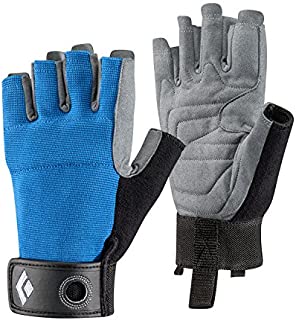 Black Diamond Crag Half-Finger Climbing Gloves, Cobalt, Large