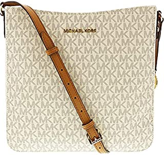 Michael Kors Jet Set (Vanilla 2018), Vanilla Pvc Acorn, Size Large