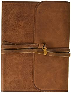 ESV Single Column Journaling Bible, Large Print (Brown, Flap with Strap)