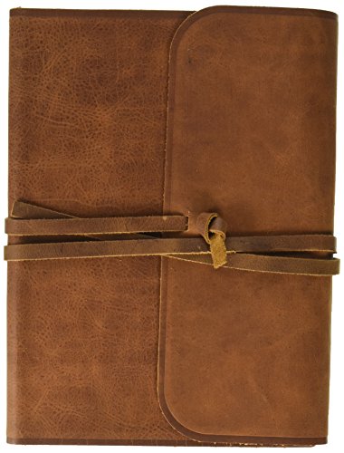 ESV Single Column Journaling Bible, Large Print (Brown, Flap with Strap)