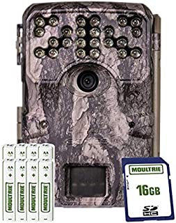 Moultrie A900i Bundle Trail Camera (2020) | Batteries | 16 MB SD Card | Compatible with Moultrie Mobile, Moultrie Pine Bark (MCG-14002)