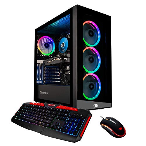 iBUYPOWER Gaming PC Computer Desktop Element 9260 (Intel Core i7-9700F 3.0Ghz, NVIDIA GeForce GTX 1660 Ti 6GB, 16GB DDR4, 240GB SSD, 1TB HDD, WiFi & Windows 10 Home) Black