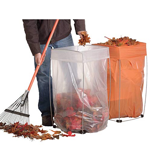 Bag Buddy Bag Holder - Versatile Metal Support Stand for 30 - 33 Gallon Plastic Bags - Use For Leaves, Yard Work, Laundry, Trash and More - 23