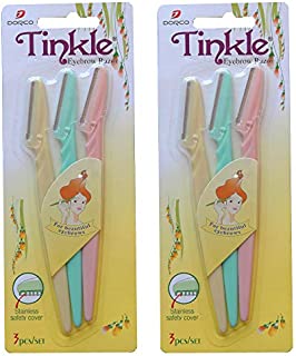 Tinkle Eyebrow Razor Pack of 6