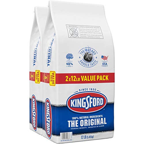 Kingsford Original Charcoal Briquettes, Two 12 Pound Bags