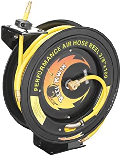 PENTAGON TOOLS - 3260 REEL KWIK 100 AIR REEL 3260 Pentagon Tools 3/8 300PSI Heavy Duty Retractable 100 Foot Air Hose & Reel Professional Grade