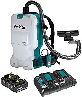 Makita XCV17PG 18V X2 LXT Lithium-Ion (36V) Brushless Cordless 1.6 Gallon HEPA Filter Backpack Dry Vacuum (6.0Ah)