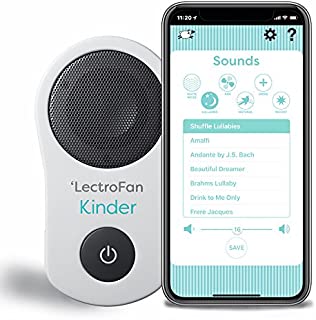 LectroFan Kinder Sleep Sound Machine and Night Light for Infants and Toddlers