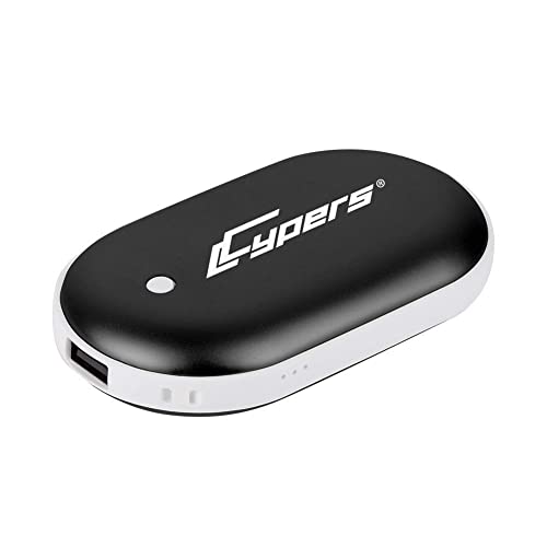 Cypers Double-Side Rechargeable Hand Warmer 5200mAh Portable Power Bank for iPhone