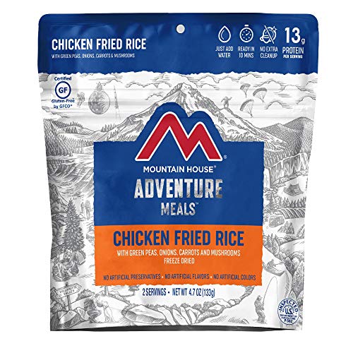 Mountain House Chicken Fried Rice | Freeze Dried Backpacking & Camping Food | 2 Servings | Gluten-Free