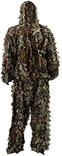 Zicac Outdoor Camo Ghillie Suit 3D Leafy Camouflage Clothing Jungle Woodland Hunting (Height Above 5'11