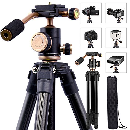 DSLR Travel Tripod, Portable Lightweight Camera SLR Ball Tripods