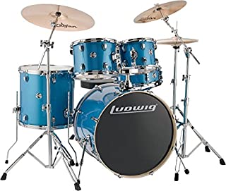 Ludwig Element Evolution 5-Piece Drum Set Blue Sparkle