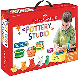 Faber-Castell Do Art Pottery Studio, Pottery Wheel Kit for Kids