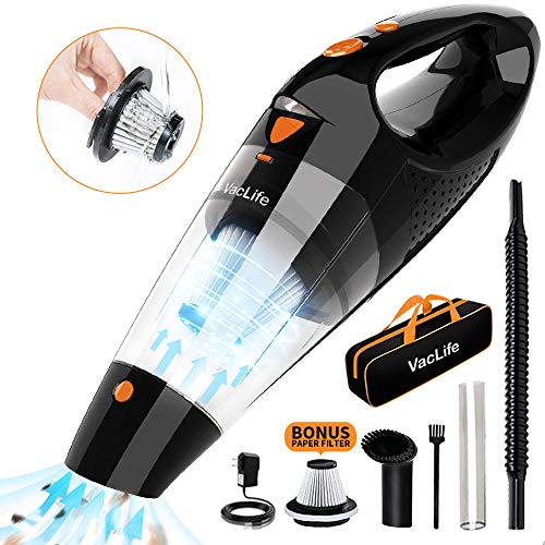 Vaclife Handheld Vacuum - Black & Orange