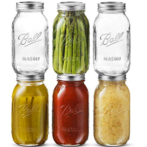 Ball Regular Mouth Mason Jar 32 oz, SEWENTA