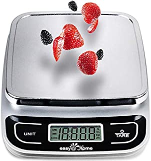 Easy@Home Digital Kitchen Scale Food Scale with High Precision to 0.04oz and 11 lbs capacity, Digital Multifunction Measuring Scale, EKS-202