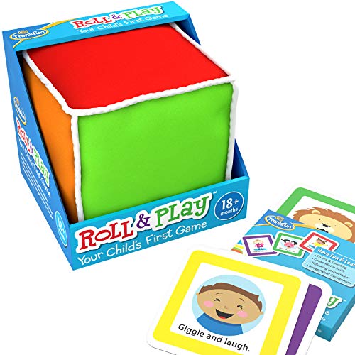 ThinkFun Roll and Play Game for Toddlers - Your Child's First Game! Award Winning and Fun Toddler Toy for Parents and Kids 18 Months and Older