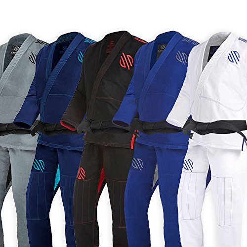 Sanabul Essentials V.2 Ultra Light Pre Shrunk BJJ Jiu Jitsu Gi (A3, White) See Special Sizing Guide