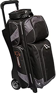 Hammer Premium Triple Roller Bowling Bag, Black/Carbon