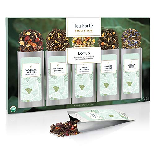 Tea Forte Single Steeps Loose Leaf Tea Sampler