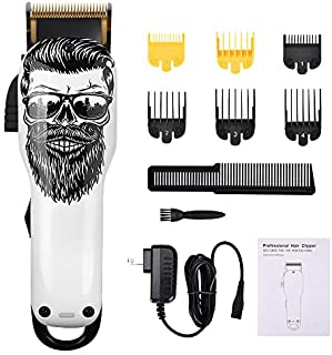 Upgraded Cordless Electric Hair Clippers 2-Speed Professional Rechargeable Hair Cutting Machine for Men Kids Baby Barber Grooming Cutter Kit Low Noise Clippers 2000mAh Pet Clipper Grooming Kit