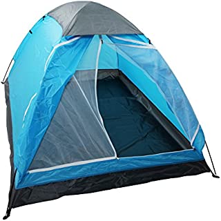 yodo Upgraded Lightweight 2 Person Camping Backpacking Tent with Carry Bag, Carry Bag, Blue