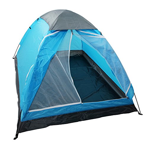 yodo Upgraded Lightweight 2 Person Camping Backpacking Tent with Carry Bag, Carry Bag, Blue