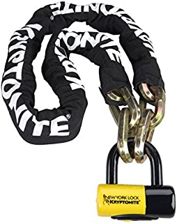 Kryptonite New York FAHGETTABOUDIT 1415 14mm Chain & New York Lock 15mm Disc Lock