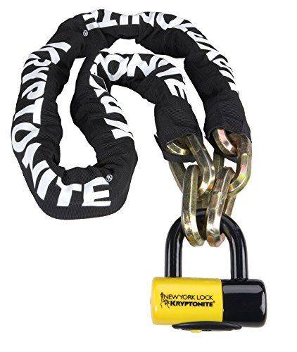 Kryptonite New York FAHGETTABOUDIT 1415 14mm Chain & New York Lock 15mm Disc Lock