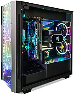 Segotep Phoenix ATX Black Mid Tower PC Gaming Computer Case USB 3.0 Type-C Ports / Graphics Card Vertical Mounting with Tempered Glass & RGB Front Panel (PC Case ONLY)