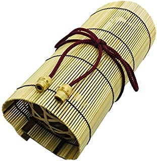 Bamboo Japanese Lunch Box for Rice Ball Omusubi in Basket with a String 7.4 x 3.3 x 2.9 inches From Japan