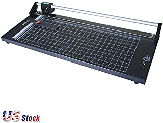 US Stock - 24 Inch Manual Precision Rotary Paper Trimmer, Sharp Photo Paper Cutter, Rotary Paper Cutter Trimmer