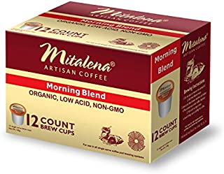 Mitalena Brand - 72 ct. Morning Blend Organic Arabica Low Acid Single Serve Coffee Pods