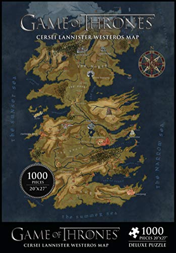 Dark Horse Deluxe Game of Thrones: Map of Westeros 1, 000Piece Puzzle