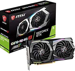 MSI Gaming GeForce GTX 1660 128-Bit HDMI/DP 6GB GDRR5 HDCP Support DirectX 12 Dual Fan VR Ready OC Graphics Card (GTX 1660 Gaming X 6G)