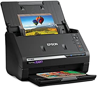 Epson FastFoto FF-680W Wireless High-speed Photo and Document Scanning System, Black