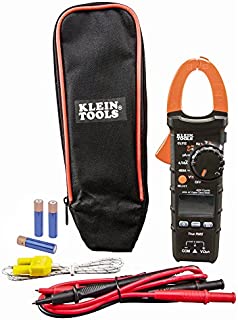 Klein Tools CL312 Digital Clamp Meter, HVAC Electrical Tester with TRMS, for AC Current, AC/DC Voltage, Resistance, Continuity, Temp, More