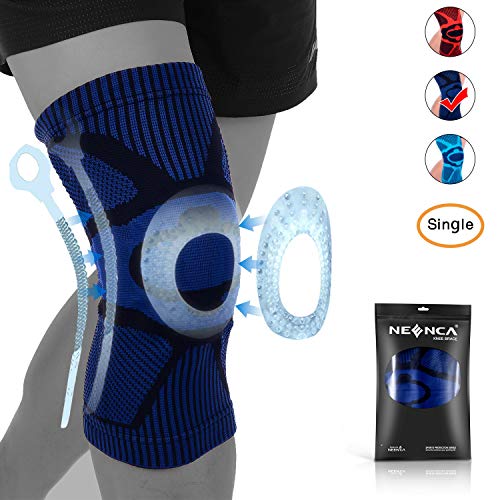 NEENCA Professional Knee Brace Compression Sleeve - Best Knee Pads Knee Braces for Men Women, Medical Grade knee sleeves support for Meniscus Tear, Arthritis, Joint Pain Relief, Sports Injury Recovery