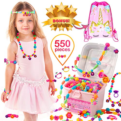 Orian Pop Beads Jewelry Making Kit for Kids