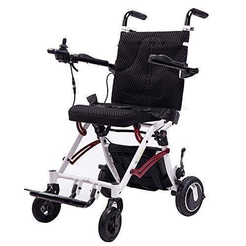 ELENKER 2020 Electric Wheelchair, Lightweight Foldable Power Wheel Chair for Outdoor Home