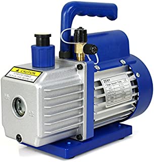 ZENY 3,5CFM Single-Stage 5 Pa Rotary Vane Economy Vacuum Pump 3 CFM 1/4HP Air Conditioner Refrigerant HVAC Air Tool R410a 1/4