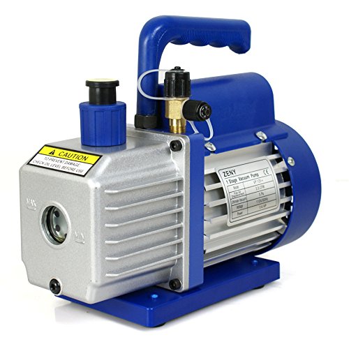 ZENY 3,5CFM Single-Stage 5 Pa Rotary Vane Economy Vacuum Pump 3 CFM 1/4HP Air Conditioner Refrigerant HVAC Air Tool R410a 1/4