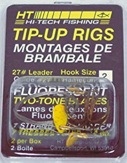 HT PT-4 No.4 Pike/Trout 2-Tone Fluorescent Treble Hook Rig