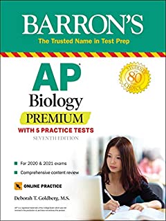 AP Biology Premium: With 5 Practice Tests (Barron's Test Prep)