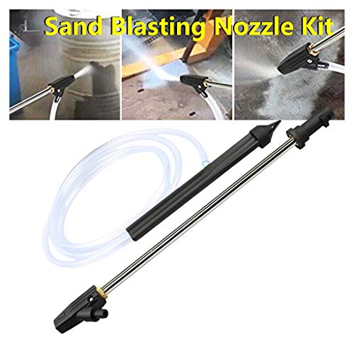 Pressure Washer Sandblaster Kit, Sandblasting Attachment,Wet Blasting Machine Blasting Equipment kit, high Pressure Cleaner Accessories, car wash Spray Gun, Garden Water Gun, Washer Nozzle, Lawn wate