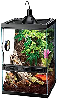 Zilla Tropical Reptile Vertical Starter Kit with Mini Halogen Lighting (ECOM), 11 gal