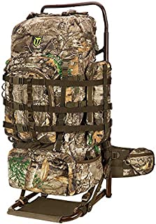 TIDEWE Hunting Backpack 5500cu with Frame and Rain Cover for Bow/Rifle/Pistol